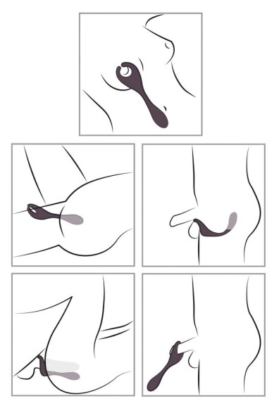 Фиолетовый универсальный вибратор Remote Controlled Couples Vibrator Фиолетовый универсальный вибратор Remote Controlled Couples Vibrator