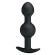 Чёрные силиконовые анальные шарики - 10,4 см. Чёрные силиконовые анальные шарики - 10,4 см.
