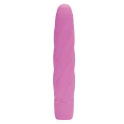 Розовый вибратор со спиралевидным рельефом TWIRLY VIBE SILICONE - 19 см. Розовый вибратор со спиралевидным рельефом TWIRLY VIBE SILICONE - 19 см.