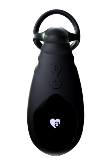 Черный инновационный масcажер простаты Pulse с функцией осцилляции Черный инновационный масcажер простаты Pulse с функцией осцилляции