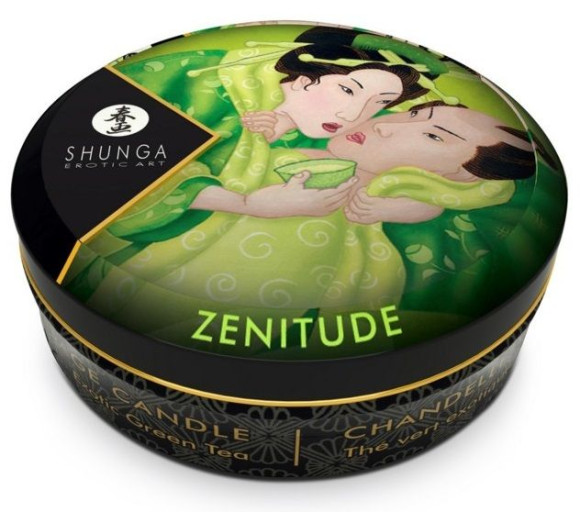 Массажная свеча Exotic Green Tea с ароматом зелёного чая - 30 мл. Массажная свеча Exotic Green Tea с ароматом зелёного чая - 30 мл.