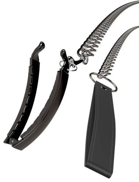Зажим для половых губ с поводком Pussy Clamp With A Leash Зажим для половых губ с поводком Pussy Clamp With A Leash