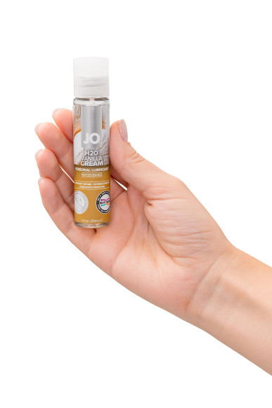 Ароматизированный лубрикант на водной основе JO Flavored Vanilla H2O - 30 мл. Ароматизированный лубрикант на водной основе JO Flavored Vanilla H2O - 30 мл.