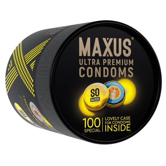 Текстурированные презервативы в кейсе MAXUS So Much Sex - 100 шт. Текстурированные презервативы в кейсе MAXUS So Much Sex - 100 шт.