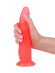 Розовый фаллоимитатор без мошонки с присоской - 17 см. Розовый фаллоимитатор без мошонки с присоской - 17 см.