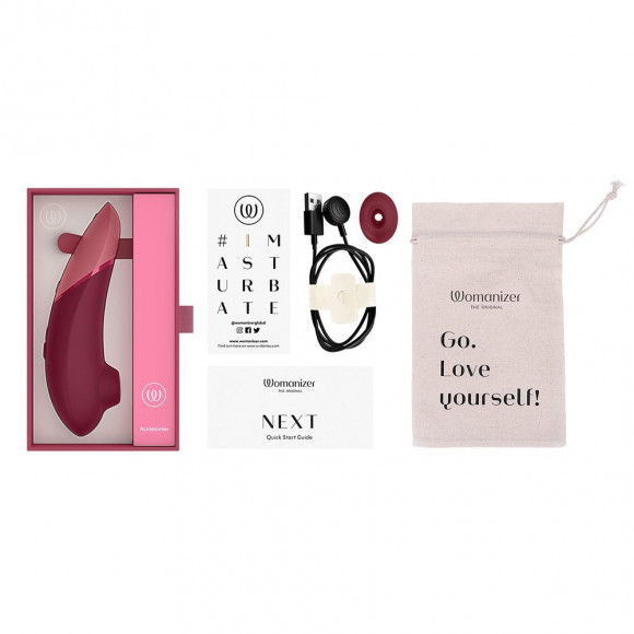 Бордовый бесконтактный клиторальный стимулятор Womanizer Next Бордовый бесконтактный клиторальный стимулятор Womanizer Next