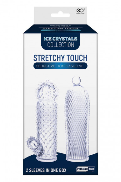 Набор из 2 прозрачных насадок на член Seductive Tickler Sleeves Набор из 2 прозрачных насадок на член Seductive Tickler Sleeves
