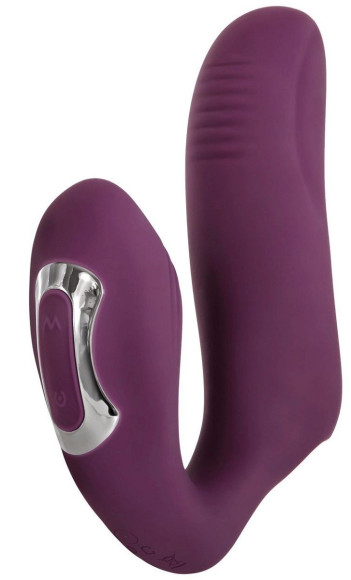 Фиолетовая вибронасадка на палец Helping Hand Фиолетовая вибронасадка на палец Helping Hand