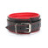 Черный ошейник с красным подкладом Черный ошейник с красным подкладом