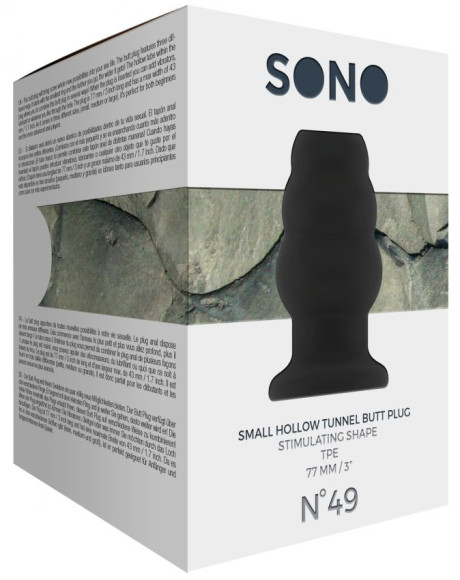 Чёрная анальная пробка с тоннелем №49 Small Hollow Tunnel Butt Plug 3 Inch - 7,7 см. Чёрная анальная пробка с тоннелем №49 Small Hollow Tunnel Butt Plug 3 Inch - 7,7 см.