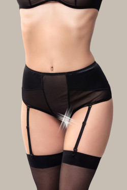 Эротические трусики-пояс для чулок Elegance с высокой посадкой Эротические трусики-пояс для чулок Elegance с высокой посадкой