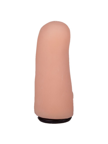 Женский страпон с чёрной насадкой и вагинальной пробкой - 18,5 и 10,5 см. Женский страпон с чёрной насадкой и вагинальной пробкой - 18,5 и 10,5 см.