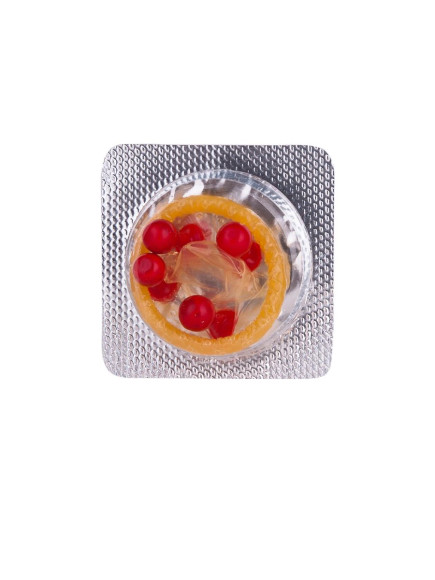 Стимулирующий презерватив-насадка Roll & Ball Apple Стимулирующий презерватив-насадка Roll & Ball Apple