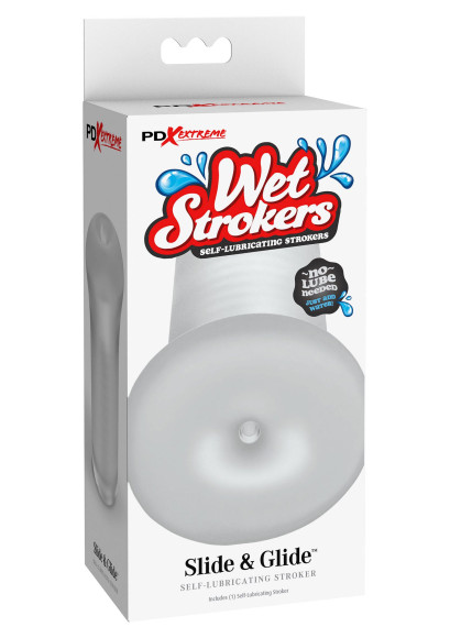 Мастурбатор Wet Stroker Slide & Glide с самолубрикацией Мастурбатор Wet Stroker Slide & Glide с самолубрикацией