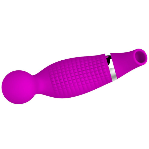 Двусторонний стимулятор Romance Pecker - с вибрацией и функцией всасывания Двусторонний стимулятор Romance Pecker - с вибрацией и функцией всасывания