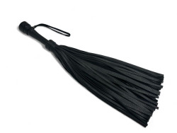 Черная профессиональная плеть Luxury Arsenal - 55 см. Черная профессиональная плеть Luxury Arsenal - 55 см.