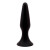 Черная анальная пробка L Silicone Plug - 12,8 см.