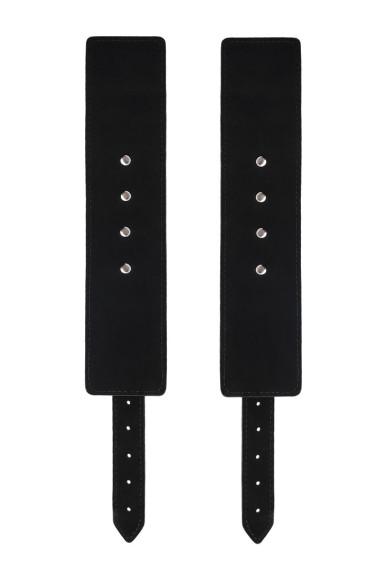 Черные оковы Anonymo из искусственной кожи Черные оковы Anonymo из искусственной кожи