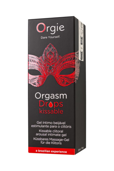 Интимный гель для клитора ORGIE Orgasm Drops Kissable - 30 мл. Интимный гель для клитора ORGIE Orgasm Drops Kissable - 30 мл.