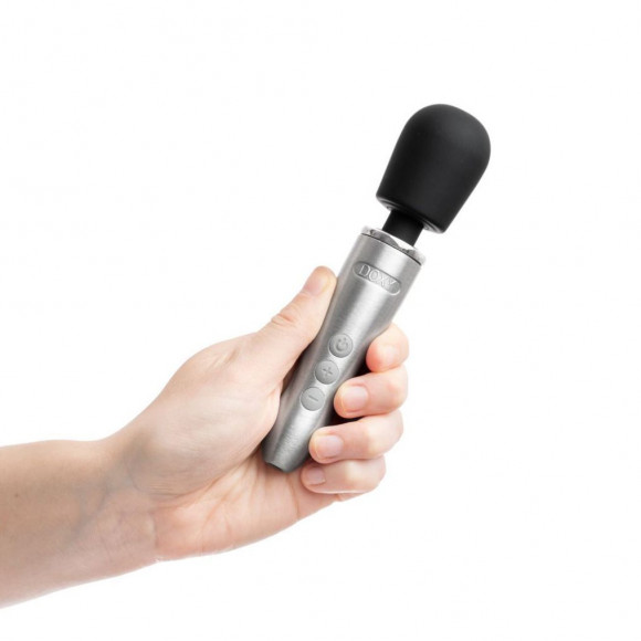 Серебристо-черный вибратор Doxy Go - 16,2 см. Серебристо-черный вибратор Doxy Go - 16,2 см.