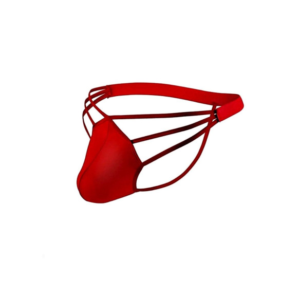 Красные сексуальные трусы-стринги на тонких бретелях Красные сексуальные трусы-стринги на тонких бретелях