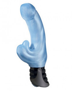 Голубой гелевый вибратор SEA OF LOVE - 16 см. Голубой гелевый вибратор SEA OF LOVE - 16 см.