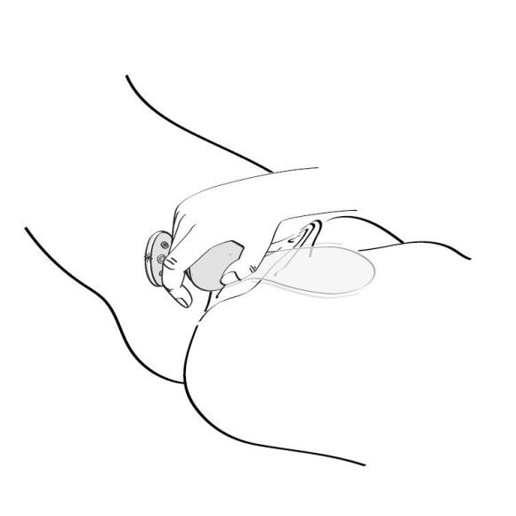 Черный вибростимулятор SANYA - 18,5 см. Черный вибростимулятор SANYA - 18,5 см.