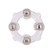 Эрекционное кольцо с 4 бусинами MENZSTUFF STUD RING CLEAR