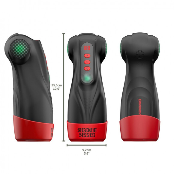 Интерактивный мастурбатор Raven с вакуумом, вибрацией и подсветкой Интерактивный мастурбатор Raven с вакуумом, вибрацией и подсветкой