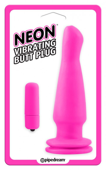 Розовая анальная вибропробка Vibrating Butt Plug - 14,5 см. Розовая анальная вибропробка Vibrating Butt Plug - 14,5 см.