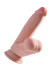 Телесный реалистичный фаллоимитатор Horney Emperor - 19,5 см.
