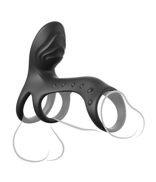 Черная насадка на пенис Ultimate Couples Cage Pro Черная насадка на пенис Ultimate Couples Cage Pro