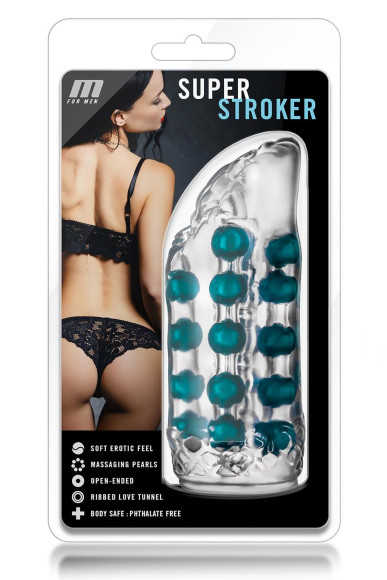 Прозрачный мастурбатор-вагина Super Stroker