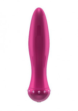 Вибратор-торпеда с кристалликами The Gem Pink - 16,6 см. Вибратор-торпеда с кристалликами The Gem Pink - 16,6 см.