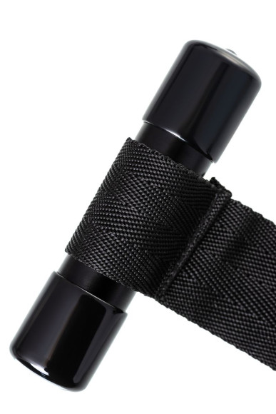 Черно-серебристые фиксаторы для рук на дверь Anonymo Черно-серебристые фиксаторы для рук на дверь Anonymo