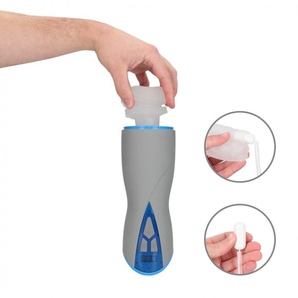 Интерактивный мастурбатор Eloa с вакуумом и вибрацией Интерактивный мастурбатор Eloa с вакуумом и вибрацией