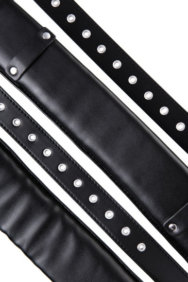 Черные кожаные стропы для фиксации Anonymo Черные кожаные стропы для фиксации Anonymo