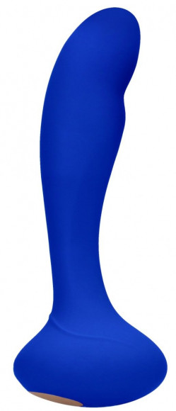 Синий вибростимулятор точки G Finesse - 17,5 см. Синий вибростимулятор точки G Finesse - 17,5 см.