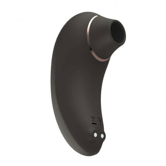 Черный клиторальный стимулятор Rita - 10,2 см.