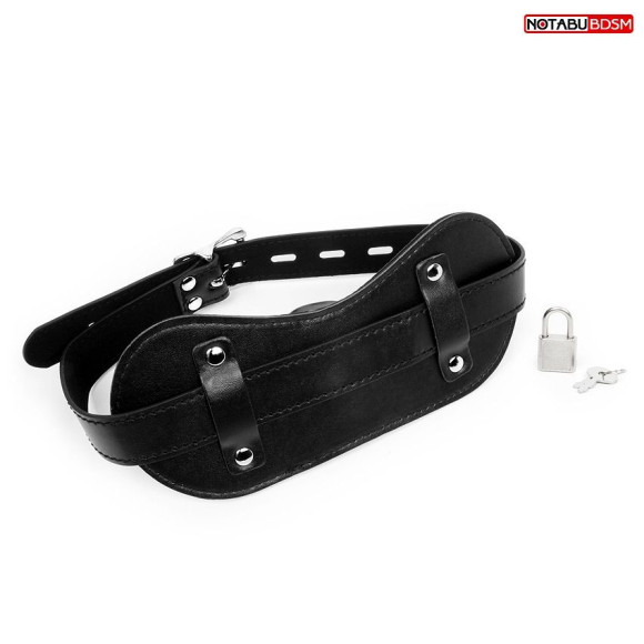 Оригинальный кляп с широким ремешком Оригинальный кляп с широким ремешком