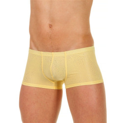 Мужские трусы-хипсы из ткани с текстурой змеиной чешуи Snake Yellow Boxer Мужские трусы-хипсы из ткани с текстурой змеиной чешуи Snake Yellow Boxer