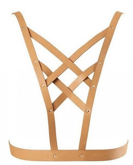 Коричневая упряжь MAZE Cross Cleavage Harness Коричневая упряжь MAZE Cross Cleavage Harness