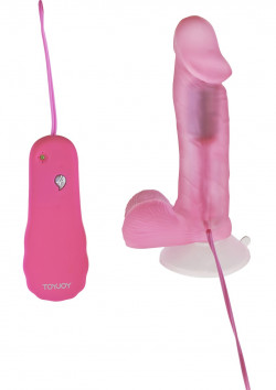 Розовый вибратор на присоске LOVERBOY LARRY - 14 см. Розовый вибратор на присоске LOVERBOY LARRY - 14 см.