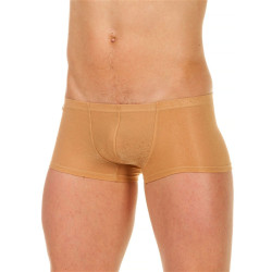 Бежевые трусы-хипсы с текстурой в виде роз на ткани Beige Rose Boxer Бежевые трусы-хипсы с текстурой в виде роз на ткани Beige Rose Boxer