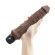 Коричневый вибратор-реалистик 8 Girthy Realistic Vibrator - 24,5 см. Коричневый вибратор-реалистик 8 Girthy Realistic Vibrator - 24,5 см.