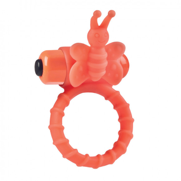 Оранжевое виброкольцо Posh 10-Function Flutter Enhancers Оранжевое виброкольцо Posh 10-Function Flutter Enhancers