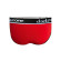 Красные мужские трусы-брифы с вырезом Красные мужские трусы-брифы с вырезом