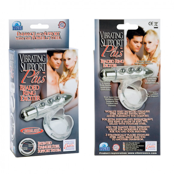 Виброкольцо Support Plus Beaded Ring Exciter Виброкольцо Support Plus Beaded Ring Exciter