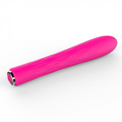 Металлический вибратор CiCi с силиконовой насадкой - 16,5 см. Металлический вибратор CiCi с силиконовой насадкой - 16,5 см.