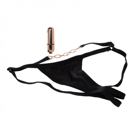 Трусики с вибрацией Crotchless Panty